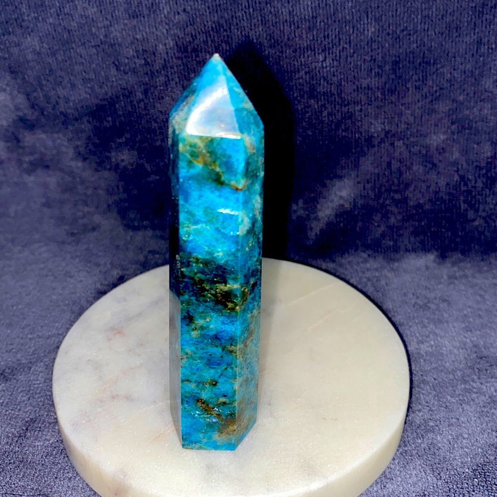 Blue Apatite Tower